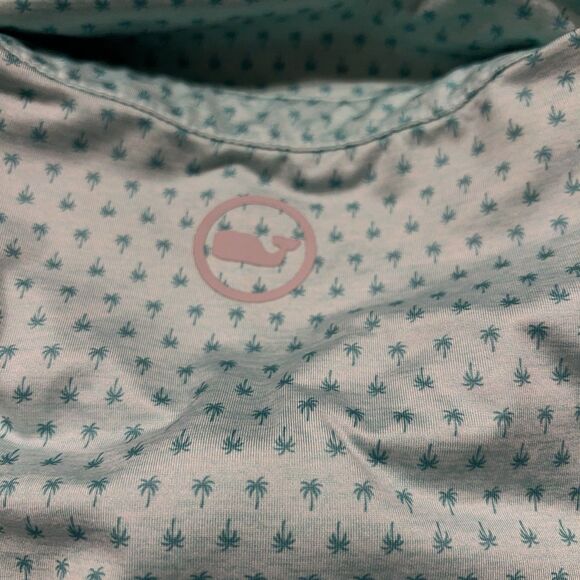 Vineyard Vines Shirt Men XL Jim Nantz BRRR Golf Polo Green Tropical TPC Sawgrass - Picture 5 of 8